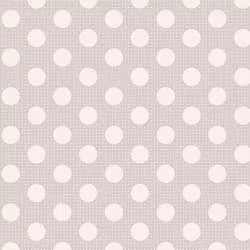 Tilda Medium Dots Light Gray, Tessuto Grigio Chiaro a Pois Tilda Fabrics - 1