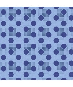 Tilda Medium Dot Denim Blue, Tessuto Blu Denim a Pois Tilda Fabrics - 1