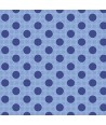 Tilda Medium Dots Denim Blue, Tessuto Blu Denim a Pois Tilda Fabrics - 1