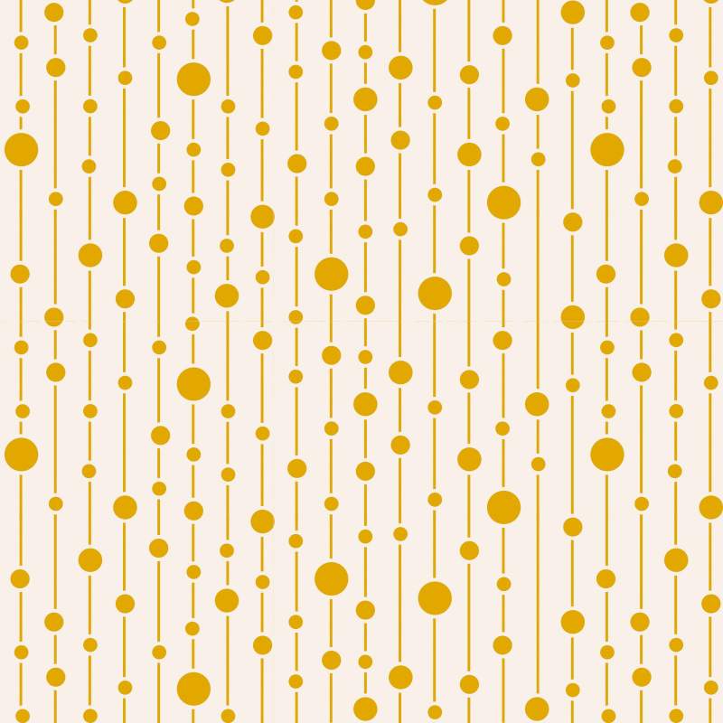 Tilda 110 Pearls Yellow - Tessuto Giallo a Pois Tilda Fabrics - 1