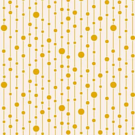 Tilda 110 Pearls Yellow - Tessuto Giallo a Pois Tilda Fabrics - 1