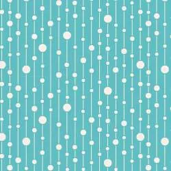 Tilda 110 Pearls Teal - Tessuto Turchese a Pois Tilda Fabrics - 1