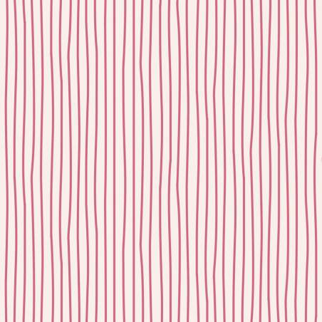 Tilda 110 Classic Basics Pen Stripe Pink - Tessuto Rosa a Righine Tilda Fabrics - 1