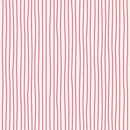 Tilda 110 Classic Basics Pen Stripe Pink - Tessuto Rosa a Righine Tilda Fabrics - 1