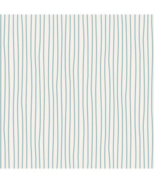 Tilda 110 Classic Basics Pen Stripe Light Blue - Tessuto Verde Acqua a Righine