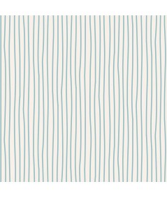Tilda 110 Classic Basics Pen Stripe Light Blue - Tessuto Verde Acqua a Righine Tilda Fabrics - 1