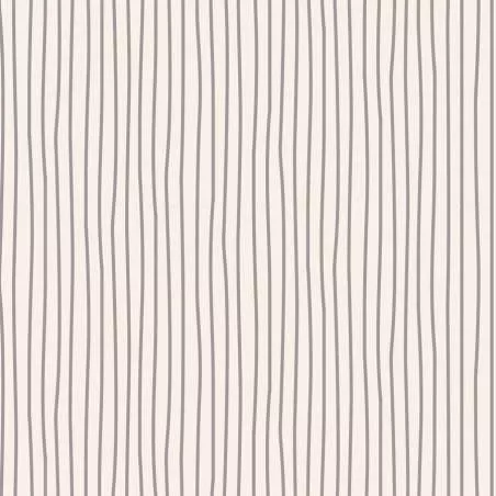 Tilda 110 Classic Basics Pen Stripe Grey - Tessuto Grigio a Righine Tilda Fabrics - 1
