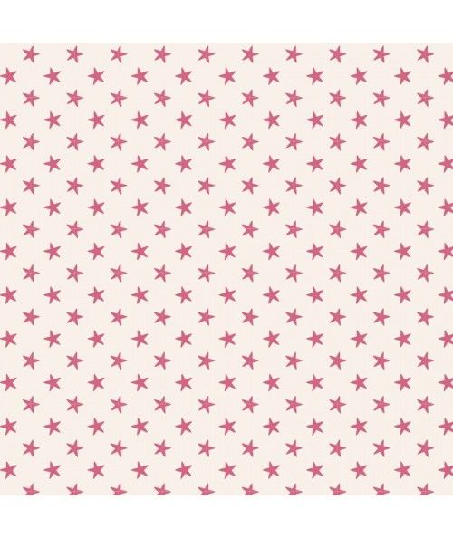 Tilda 110 Classic Basics Tiny Star Pink - Tessuto Rosa con Stelline