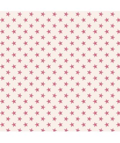 Tilda 110 Classic Basics Tiny Star Pink - Tessuto Rosa con Stelline Tilda Fabrics - 1