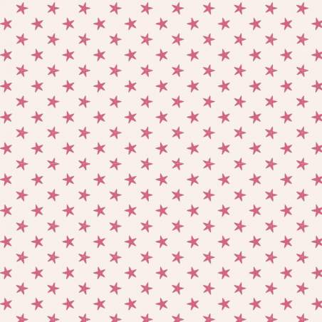 Tilda 110 Classic Basics Tiny Star Pink - Tessuto Rosa con Stelline Tilda Fabrics - 1