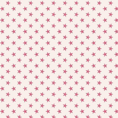 Tilda 110 Classic Basics Tiny Star Pink - Tessuto Rosa con Stelline Tilda Fabrics - 1