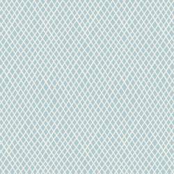 Tilda 110 Classic Basics Crisscross Light Blue - Tessuto Verde Acqua con Linee Tilda Fabrics - 1