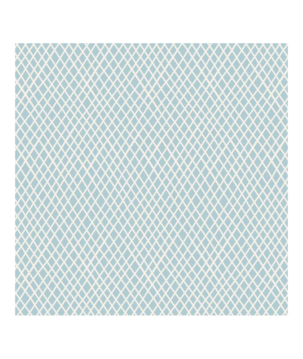 Tilda 110 Classic Basics Crisscross Light Blue - Tessuto Azzurro con Linee Tilda Fabrics - 1