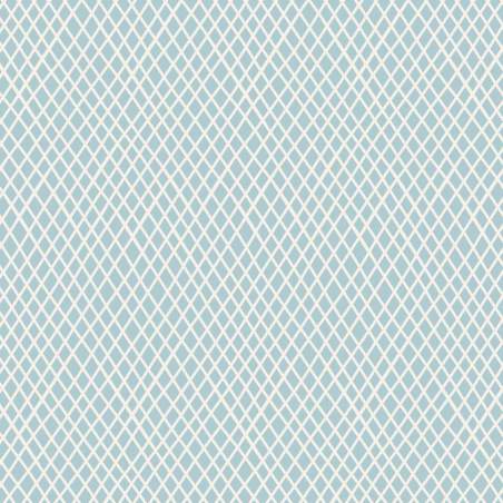 Tilda 110 Classic Basics Crisscross Light Blue - Tessuto Verde Acqua con Linee Tilda Fabrics - 1