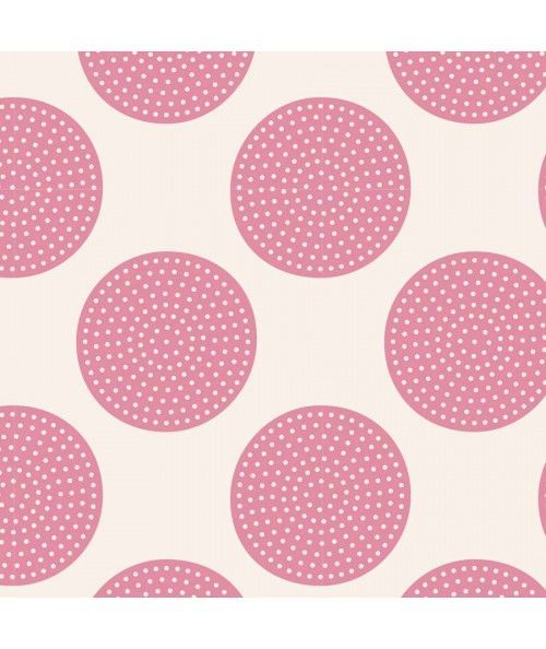 Tilda 110 Classic Basics Dottie Dots Pink - Tessuto Rosa a Pois Grandi Tilda Fabrics - 1