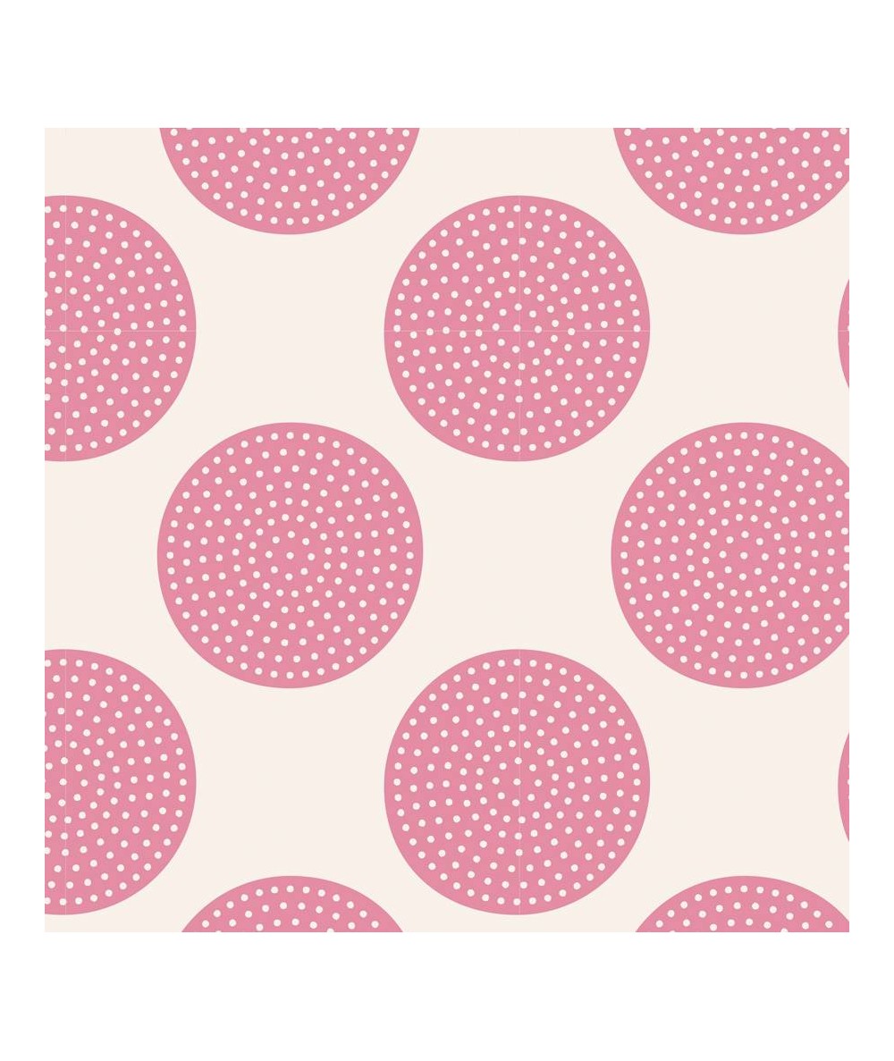 Tilda 110 Classic Basics Dottie Dots Pink - Tessuto Rosa a Pois Grandi Tilda Fabrics - 1