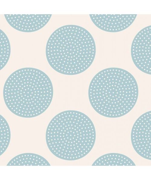 Tilda 110 Classic Basics Dottie Dots Light Blue - Tessuto Azzurro a Pois Grandi Tilda Fabrics - 1