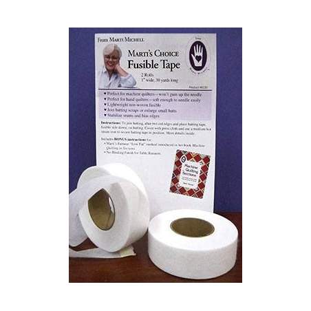 Nastro Termoadesivo per Imbottiture, Fusible Tape - 1 pollice x 55m - 2 rotoli Marti's Choice from Marti Michell - 1
