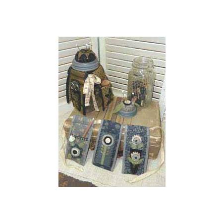 Notions Jars - Cartamodello Punta Spilli e Porta Cucito, Heart to Hand Heart to Hand - 1