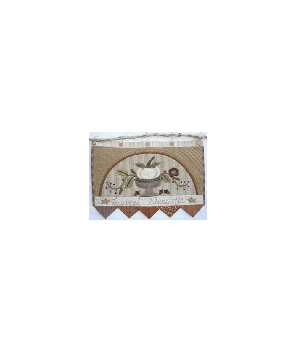 Harvest Blessings - Cartamodello Applique su Lana di Buon Augurio, Heart to Hand Heart to Hand - 1