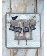 Clothesline Snowman - Cartamodello Applique su Lana Pupazzo di Neve, Heart to Hand Heart to Hand - 1
