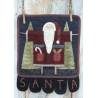 Clothesline Santa - Cartamodello Applique su Lana Babbo Natale, Heart to Hand Heart to Hand - 1