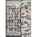 Songbird Table Runner - Cartamodello Runner con Uccellini, Anni Downs Hatched and Patched - 1