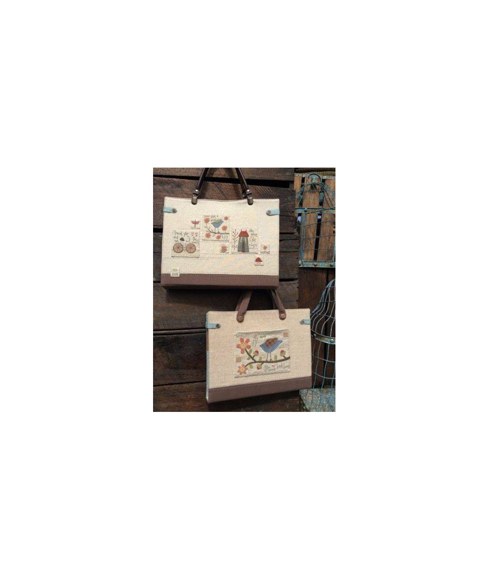 Travel & Sew Bag - Cartamodello Borsa Porta Lavoro, Anni Downs Hatched and Patched - 1