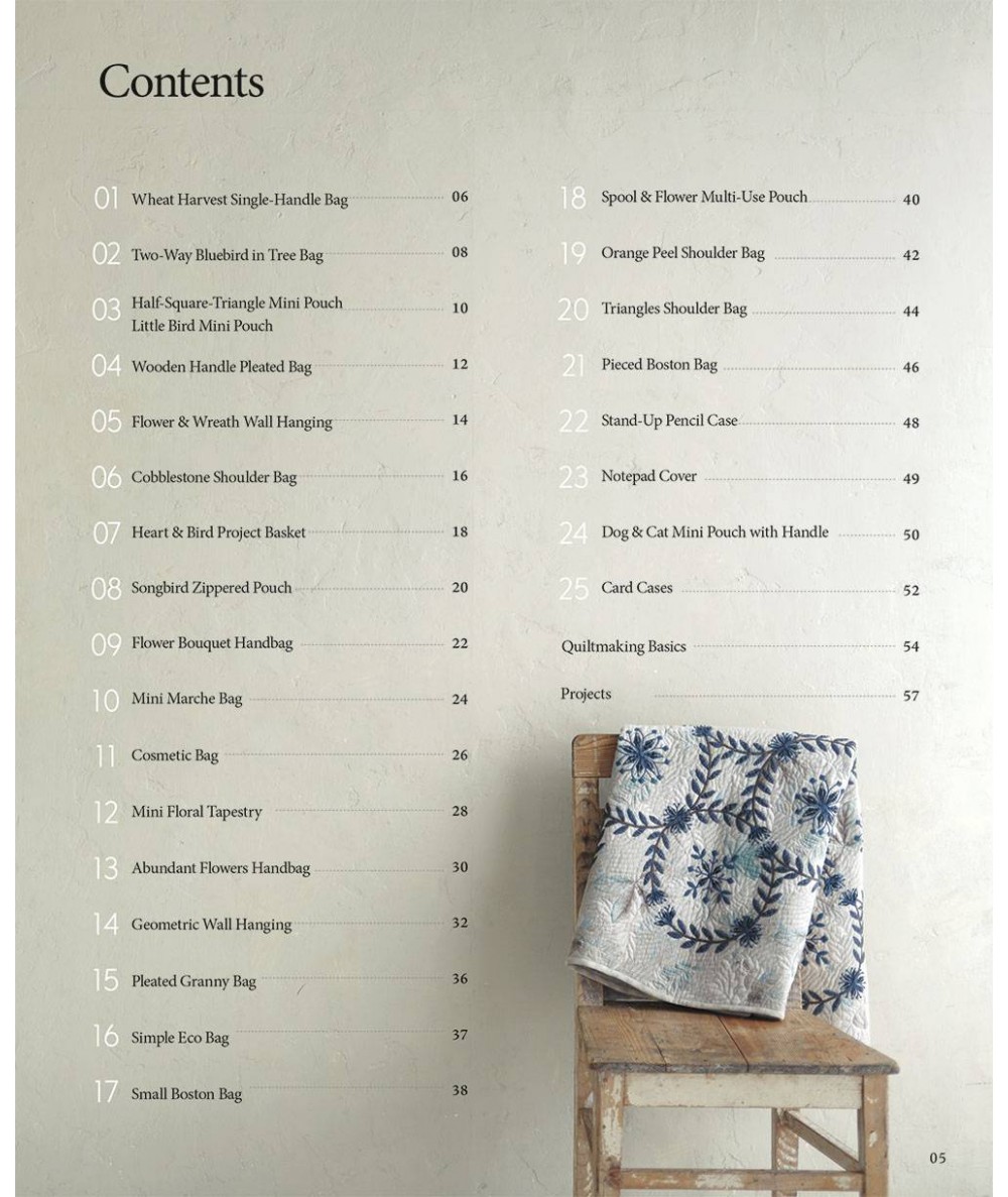 Yoko Saito's Beautiful Bags, Pouches & Quilts - Projects That Are a Pleasure to Make and Fun to Use Stitch Publications - 2