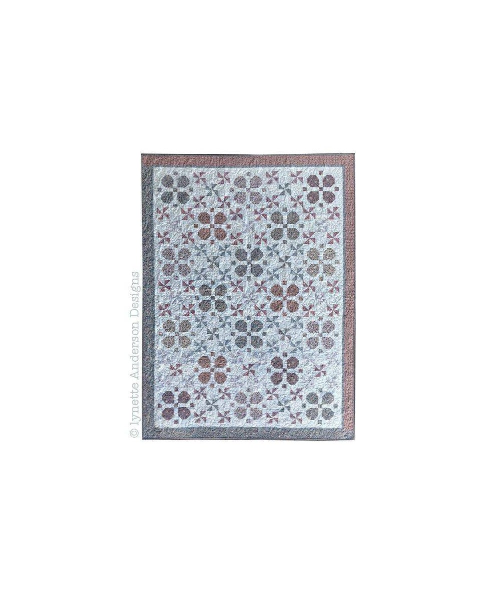 Lucky Clover - Cartamodello Quilt - 53 x 71 pollici, Lynette Anderson Lynette Anderson Designs - 1