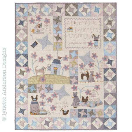 Stitched By Me - Cartamodello Quilt - Set di 7, Lynette Anderson Lynette Anderson Designs - 1