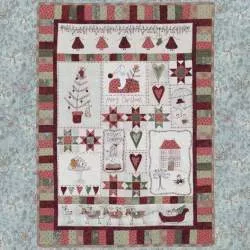 Christmas Fun - Cartamodello Arazzo di Natale 23 x 32 pollici, Lynette Anderson Lynette Anderson Designs - 1