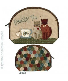 Friendship Tea Pouch - Cartamodello Borsetta, Lynette Anderson Lynette Anderson Designs - 1