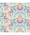 Tilda 110 LazyDays,Mildred Lilac - Tessuto Lilla a Fiori Tilda Fabrics - 1