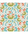 Tilda 110 LazyDays, Mildred Green - Tessuto Turchese a Fiori Tilda Fabrics - 1