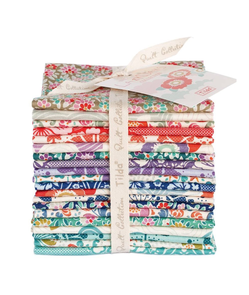 Tilda LazyDays, Bundle 20 Fat Eight 50 x 27 cm - Collezione LazyDays Tilda Fabrics - 1