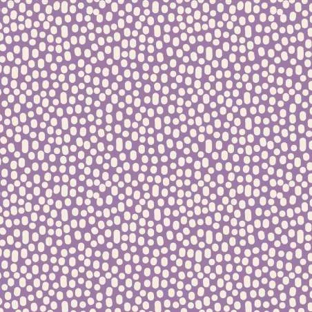 Tilda 110 Trickles Lilac - Tessuto Lilla a Pois Tilda Fabrics - 1