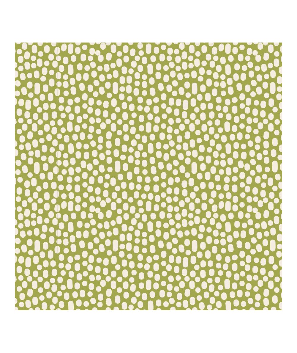 Tilda 110 Trickles Green - Tessuto Verde a Pois Tilda Fabrics - 1