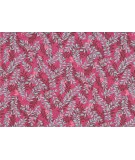 Lecien Natural Elegance, Tessuto Rosso con Foglie Azzurre Lecien Corporation - 2