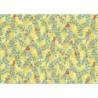 Lecien Natural Elegance, Tessuto Giallo con Foglie Azzurre Lecien Corporation - 2 Lecien Natural Elegance, Tessuto Giallo con Foglie Azzurre Lecien Corporation - 2