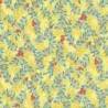 Lecien Natural Elegance, Tessuto Giallo con Foglie Azzurre Lecien Corporation - 1 Lecien Natural Elegance, Tessuto Giallo con Foglie Azzurre Lecien Corporation - 1