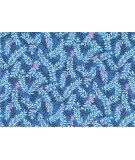 Lecien Natural Elegance, Tessuto Blu con Foglie Azzurre Lecien Corporation - 2