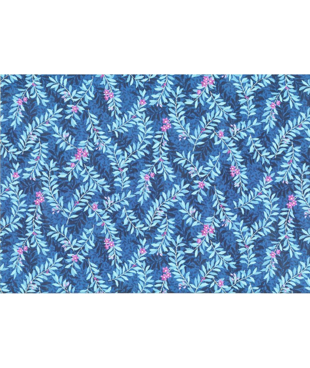 Lecien Natural Elegance, Tessuto Blu con Foglie Azzurre Lecien Corporation - 2
