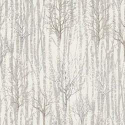 Lecien Centenary Collection 24rd by Yoko Saito, Tessuto Grigio Chiaro con Alberi Lecien Corporation - 2