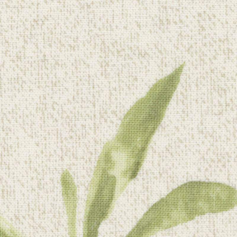 Lecien Centenary Collection 24th by Yoko Saito, Tessuto Beige con Foglie Verdi Lecien Corporation - 1 Lecien Centenary Collection 24th by Yoko Saito, Tessuto Beige con Foglie Verdi Lecien Corporation - 1