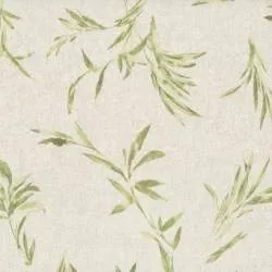 Lecien Centenary Collection 24th by Yoko Saito, Tessuto Beige con Foglie Verdi Lecien Corporation - 2