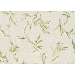 Lecien Centenary Collection 24rd by Yoko Saito, Tessuto Beige con Foglie Verdi Lecien Corporation - 3