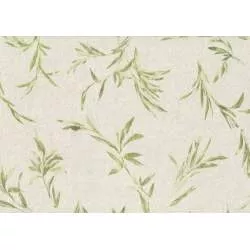 Lecien Centenary Collection 24th by Yoko Saito, Tessuto Beige con Foglie Verdi Lecien Corporation - 3