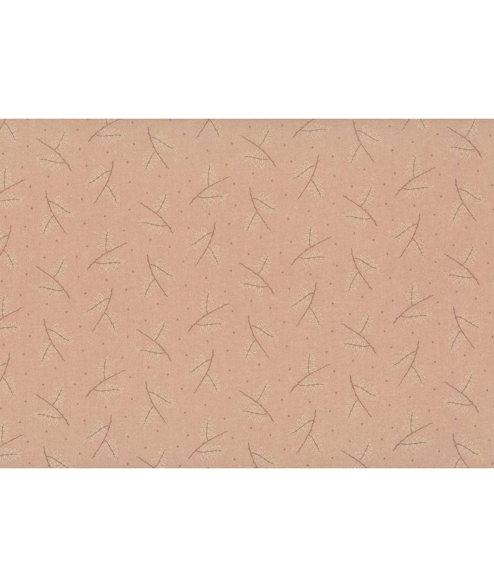 Lecien Centenary Collection 24rd by Yoko Saito, Tessuto Rosa con Rami e Foglie Lecien Corporation - 3