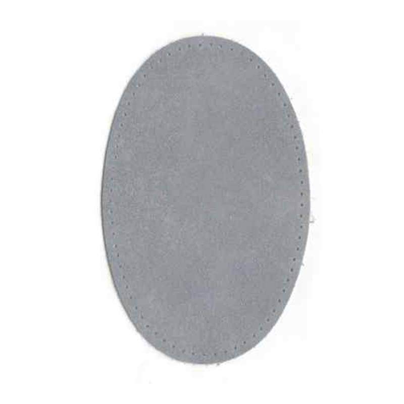 Toppe Scamosciate da Cucire, 16 x 11 cm Grigio